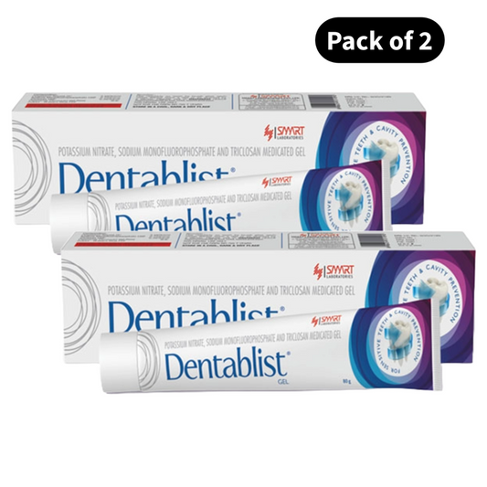 Dentablist Potassium Medicated Gel (80gm)(Pack of 2)