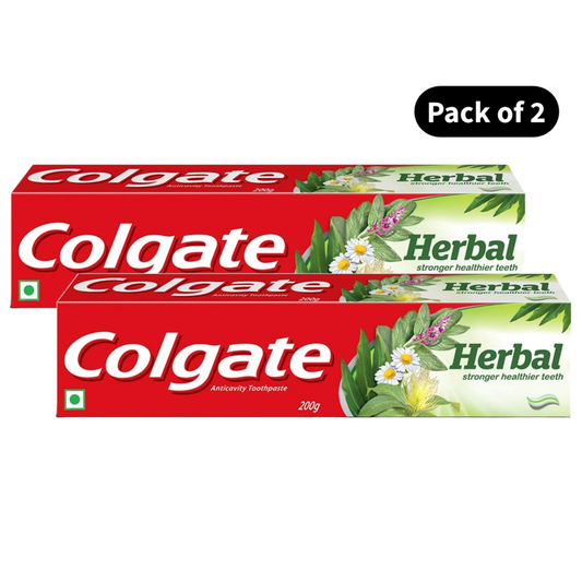 Colgate Herbal Anticavity Toothpaste (200gm)(Pack of 2)