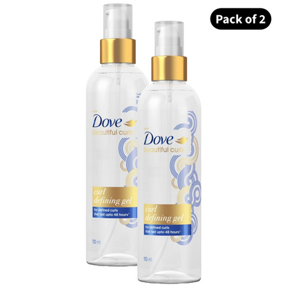 Dove Curl Defining Hair Gel (110ml)(Pack of 2)