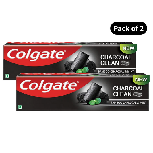 Colgate Charcoal Clean Gel Toothpaste (120gm)(Pack of 2)