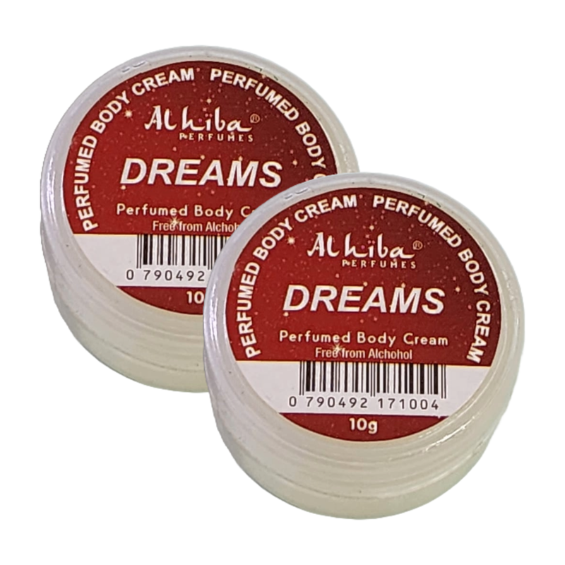 Al Hiba Dreams Perfume Body Cream 10g Pack of 2