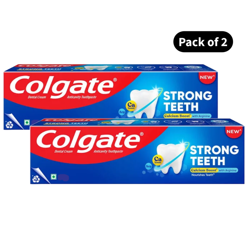 Colgate Strong Teeth Toothpaste (38gm)(Pack of 2)