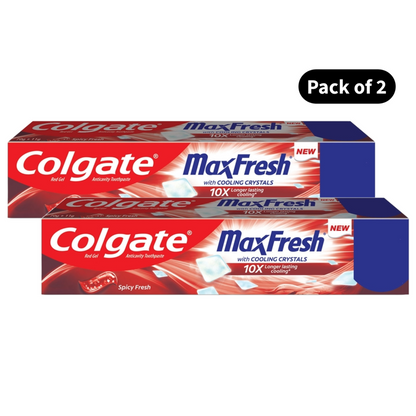 Colgate MaxFresh Spicy Fresh Toothpaste (70gm)(Pack of 2)