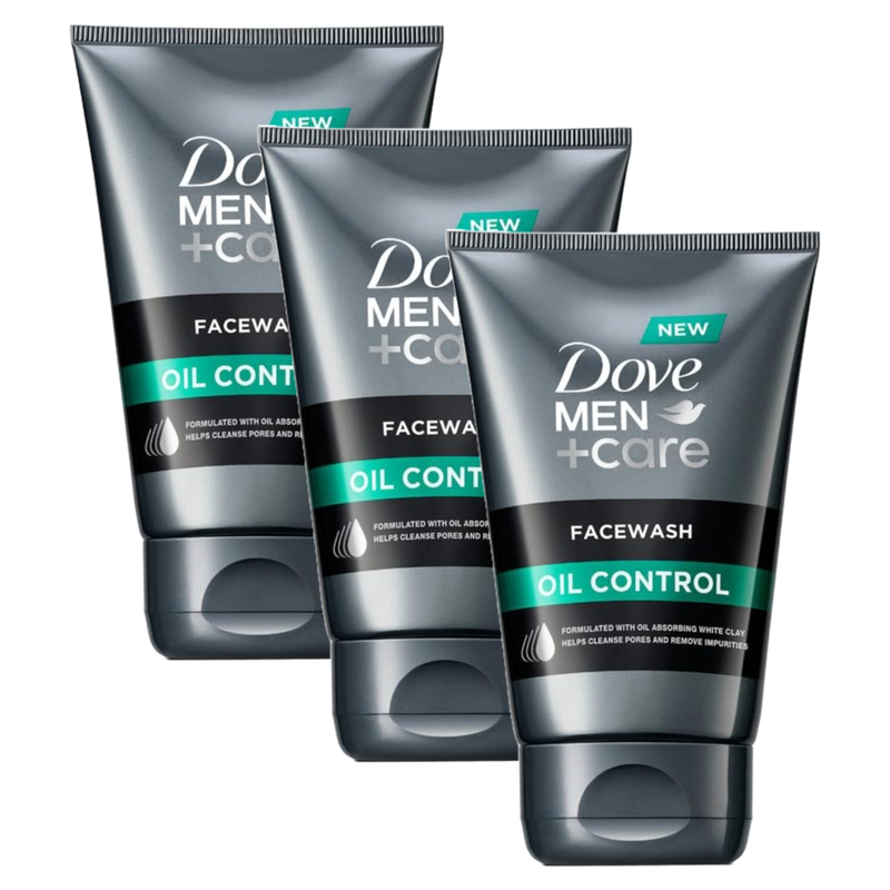 Dove Men+Care Oil Control Face Wash 50g Pack of 3