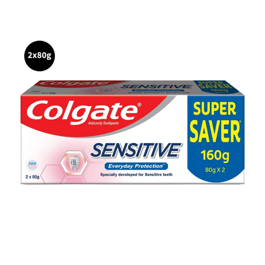 Colgate Everyday Protection Anticavity Toothpaste Sensitive (2x80gm)