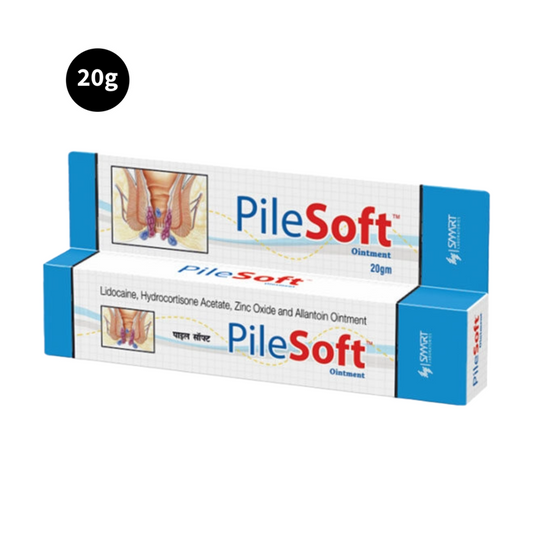 Pilesoft Zinc Oxide & Allantoin Ointment Hydrocortisone Acetate 20gm