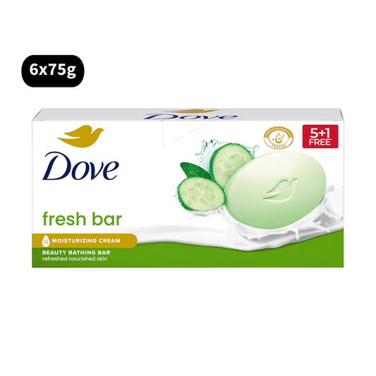 Dove Beauty Bathing Bar Fresh Moisture (75gm X 6)