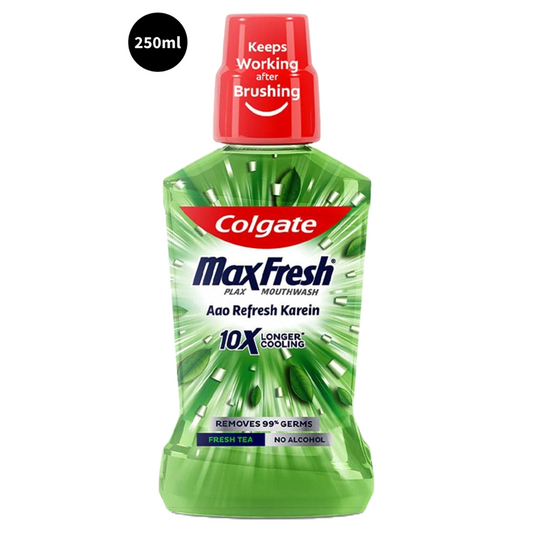 Colgate Fresh Tea Mouthwash MaxFresh Longer Cooling 10X 250ml