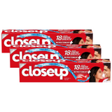 Closeup 18 Hours Fresh Breath Everfresh Red Hot Toothpaste 150g Pack of 3