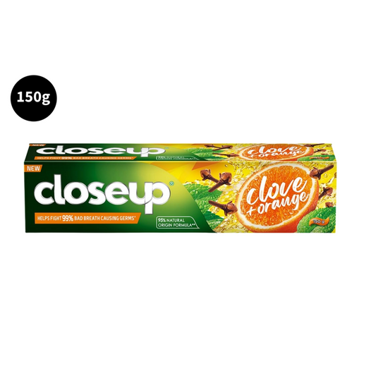 Closeup Helps Fight 99% Toothpaste Clove + Orange 150gm