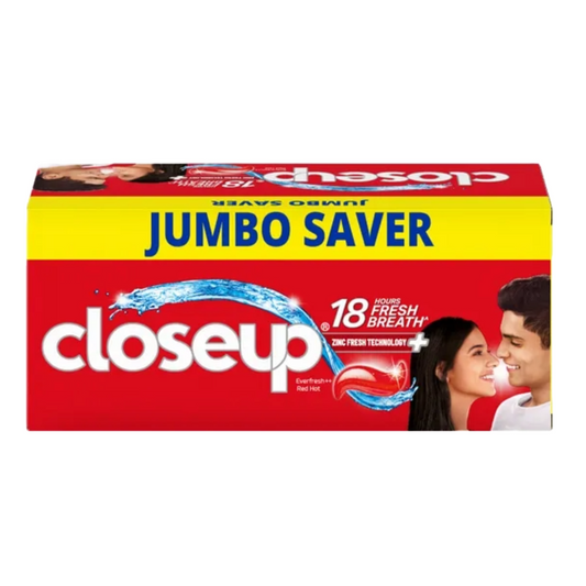 Closeup 18 Hours Fresh Breath Everfresh Red Hot Toothpaste (150g x 4)