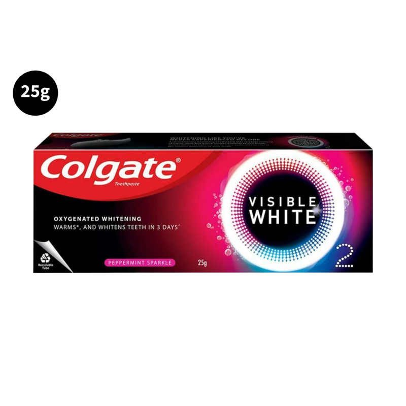 Colgate Toothpaste Oxygenated 2 Whitening Visible White 25gm