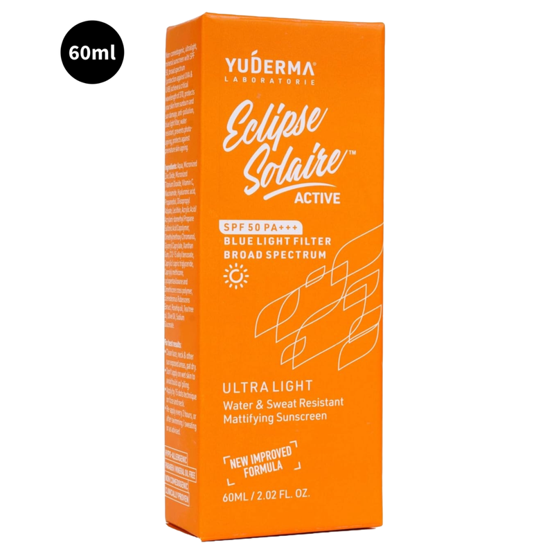 Yuderma Active Mattifying Sunscreen SPF 50 Pa+++ Eclipse Solaire 60ml