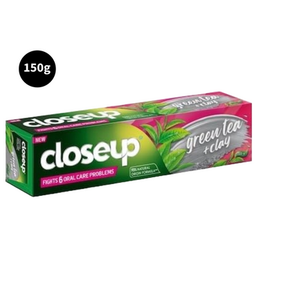 Closeup Fights 6 Oral Care Toothpaste Green Tea + Clay 150gm