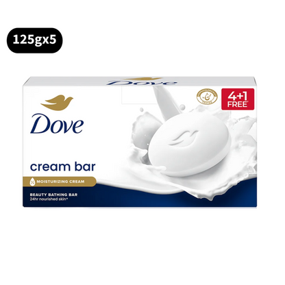 Dove Beauty Bathing Bar Moisturizng Cream (125gm X 5)