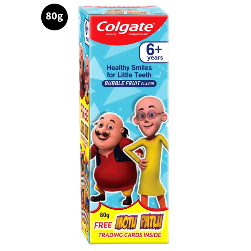 Colgate Anticavity Kids Toothpaste Bubble Fruit Motu Patlu 80gm