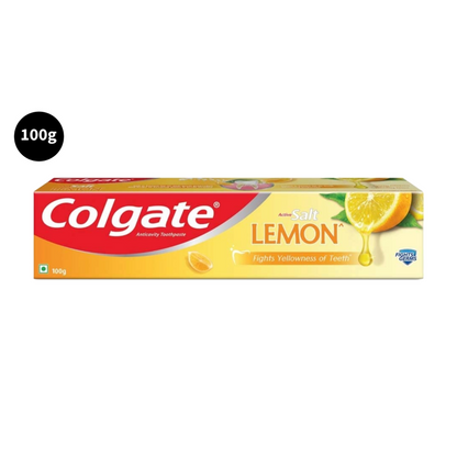 Colgate Anticavity Healthy White Toothpaste Active Salt Lemon 100gm