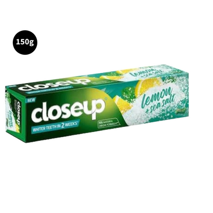 Closeup Whiter Teeth Toothpaste Lemon + Sea Salt 150g