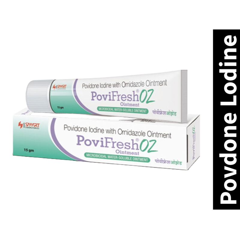 Ornidazole Povifresh Povdone Lodine With Ointment 15g