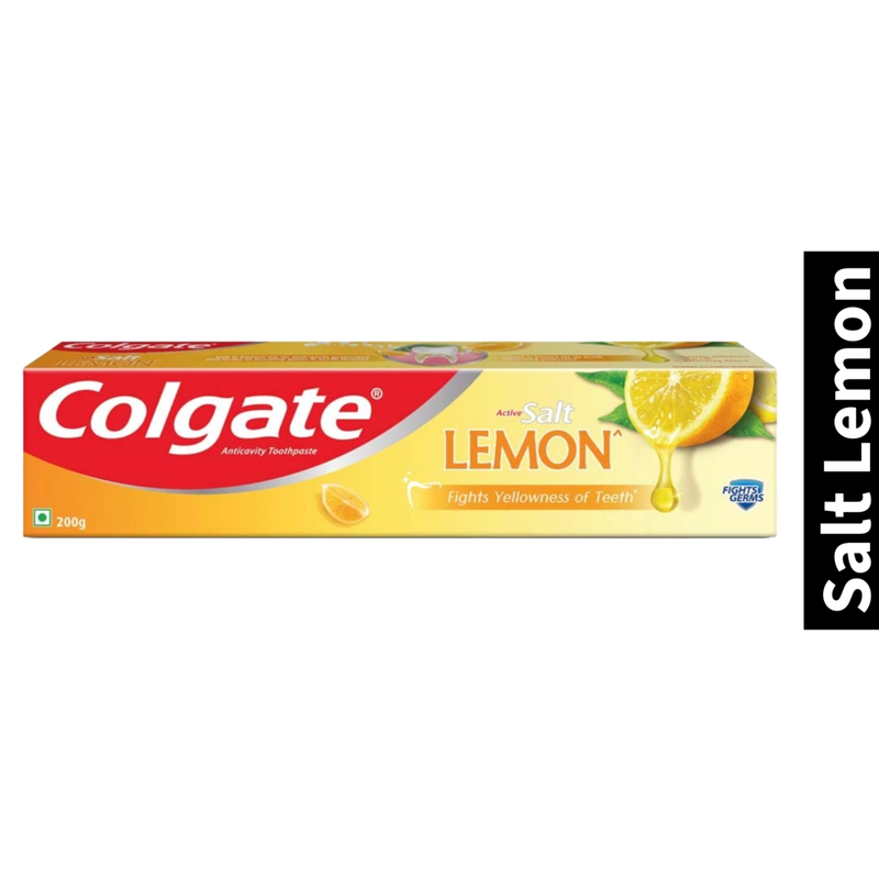 Anticavity Colgate Active Salt Lemon Healthy White Toothpaste 200g