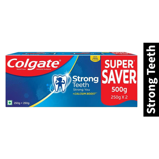 Anticavity Colgate Strong Teeth Toothpaste 250g+250g