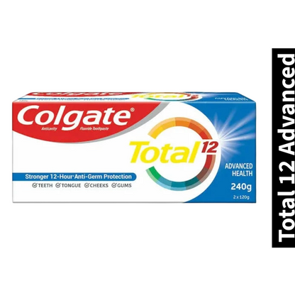 Advanced Health Colgate Total 12 Anticavity Toothpaste (2X120g)