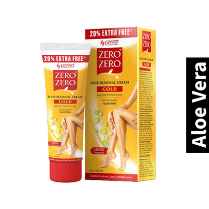 Aloe Vera Zero Zero Gold Hair Removal Cream 25g