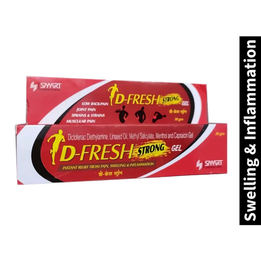 Swelling & Inflammation D-Fresh Instant Relief From Pain Gel, 30g