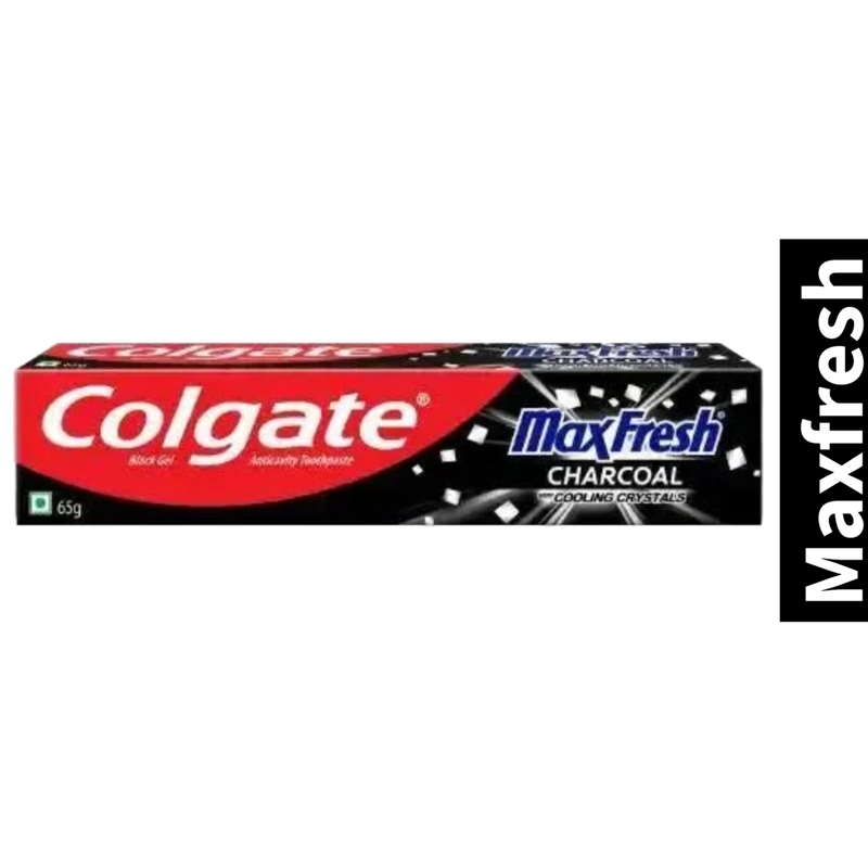 Charcoal Colgate MaxFresh With Cooling Crystals 10X Toothpaste 65g