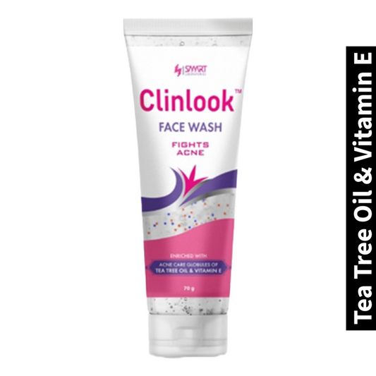 Tea Tree Oil & Vitamin E Clinlook Fights Acne Face Wash 70g