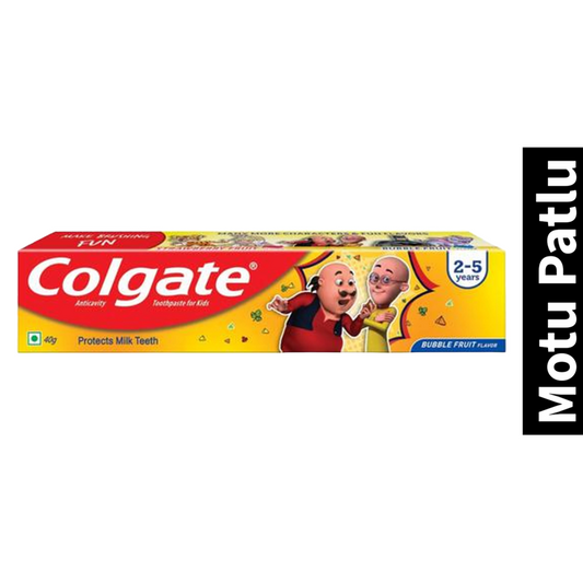 Anticavity Kids Colgate Bubbles Fruit Protects Milk Motu Patlu Toothpaste 40g