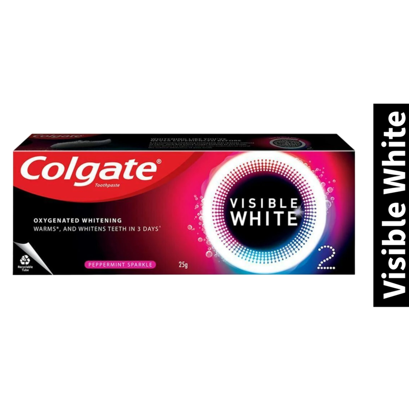 Oxygenated Whitening 2 Colgate Visible White Toothpaste 25g