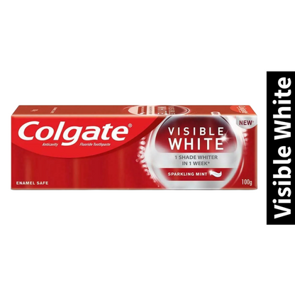 Anticavity Colgate Visible White Sparkling Mint Toothpaste 100g