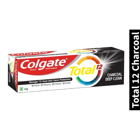 Charcoal Deep Clean Colgate Total 12 Anticavity Toothpaste 120g