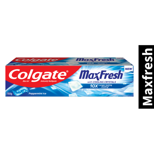 Peppermint Ice Colgate MaxFresh With Cooling Crystals 10X Toothpaste 150g