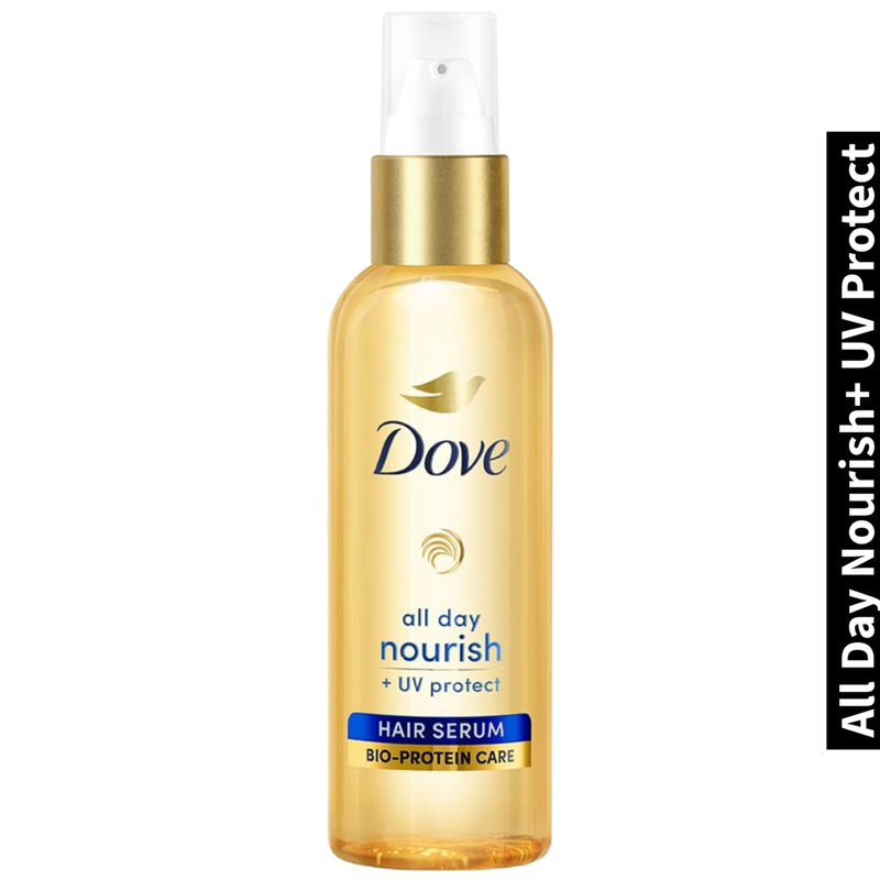 Dove All Day Nourish+ UV Protect Hair Serum (48ml)(Pack of 1)