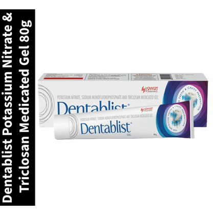 Medicated Dentablist Potassium Nitrate & Triclosan Gel 80g