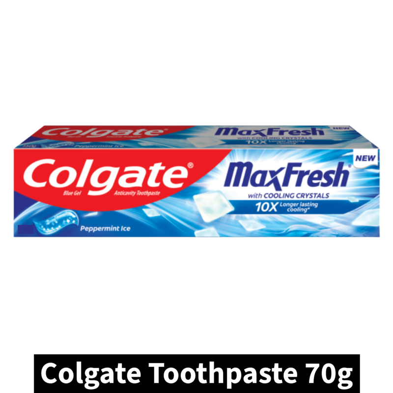 Colgate MaxFresh Peppermint Ice Toothpaste (70gm)(Pack of 1)