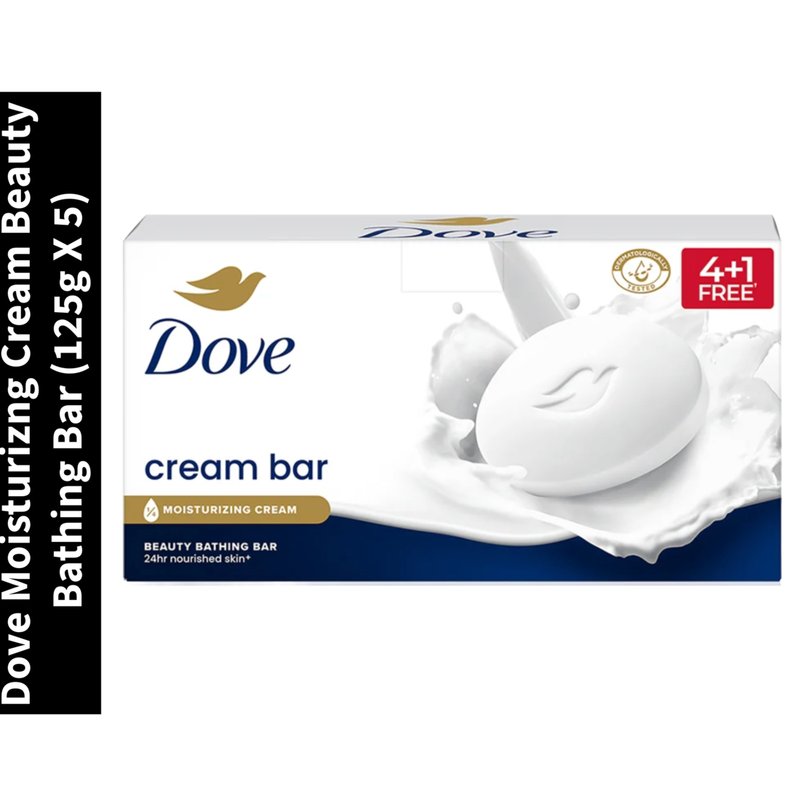 Moisturizng Cream Dove Beauty Bathing Bar (125g X 5)