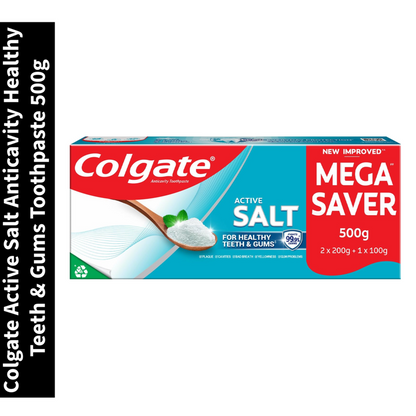 Active Salt Colgate Anticavity Healthy Teeth & Gums Toothpaste 500g