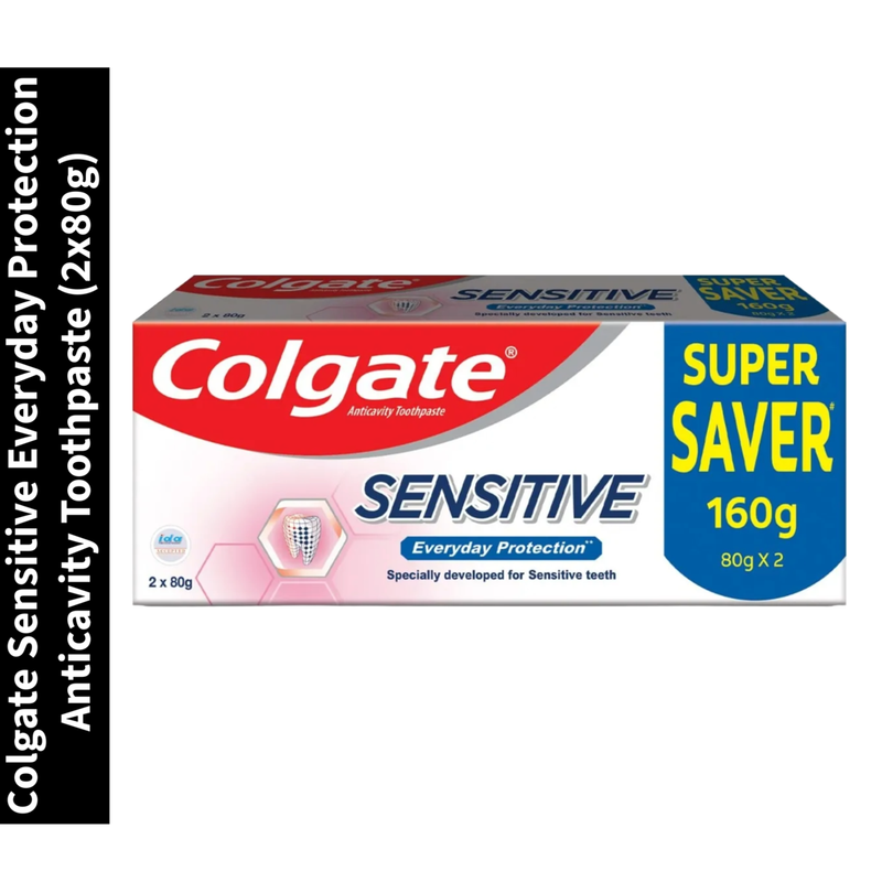 Sensitive Colgate Everyday Protection Anticavity Toothpaste (2x80g)