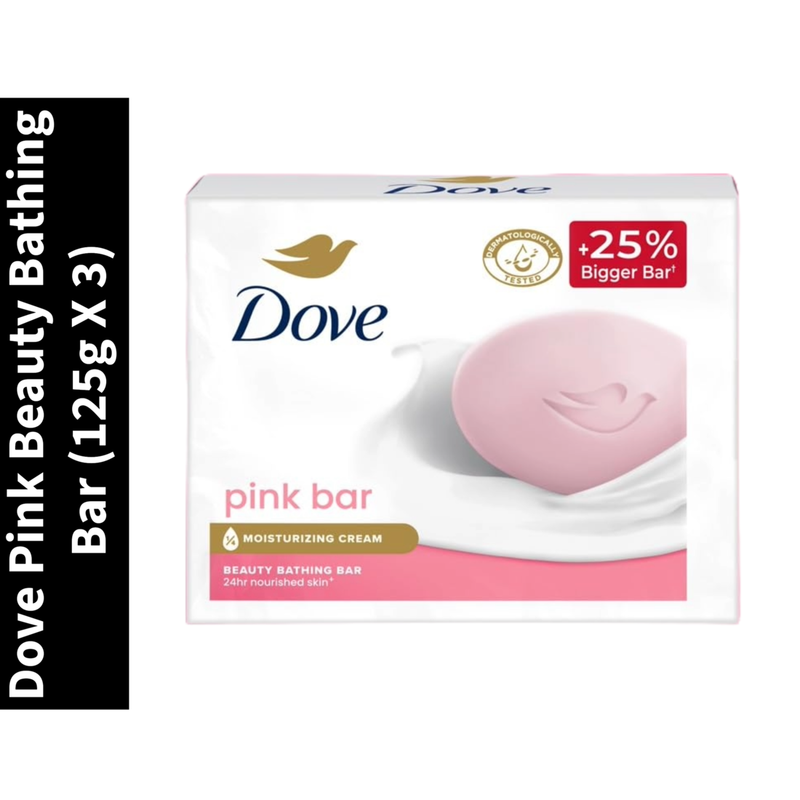 Pink Dove Beauty Bathing Bar (125g X 3)