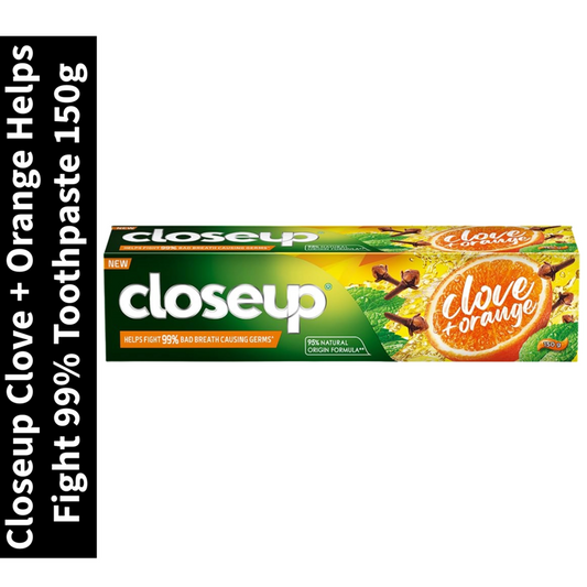 Clove + Orange Closeup Helps Fight 99% Toothpaste 150g