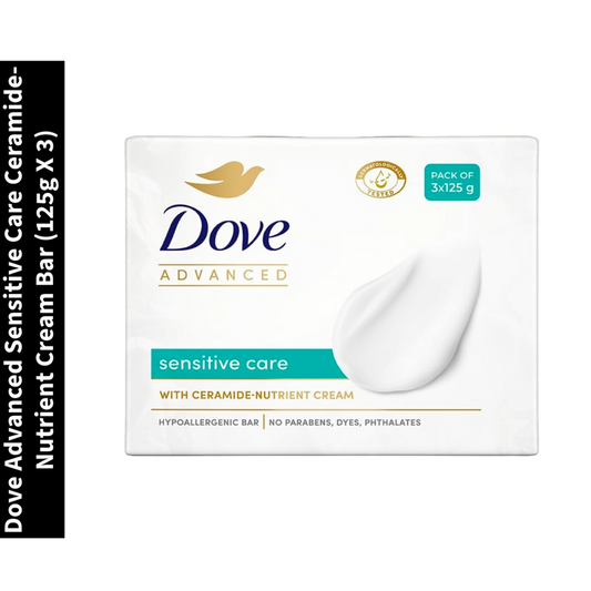 Advanced Sensitive Care Dove Ceramide-Nutrient Cream Bar (125g X 3)