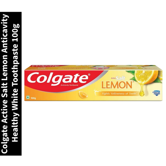 Active Salt Lemon Colgate Anticavity Healthy White Toothpaste 100g