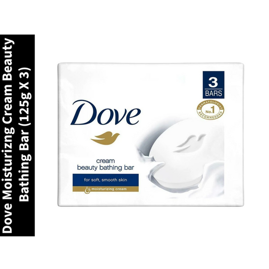 Moisturizng Cream Dove Beauty Bathing Bar (125g X 3)