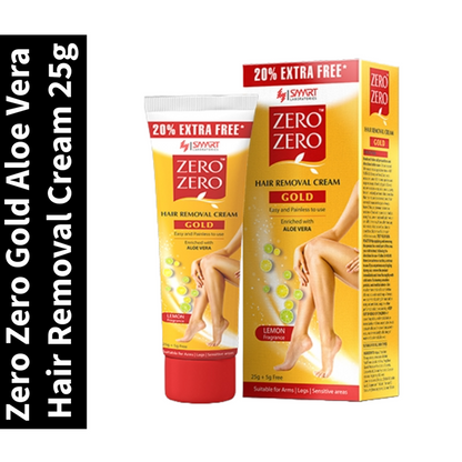 Gold Zero Zero Aloe Vera Hair Removal Cream 25g