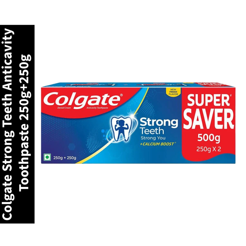 Strong Teeth Colgate Anticavity Toothpaste 250g+250g