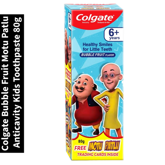 Bubble Fruit Motu Patlu Colgate Anticavity Kids Toothpaste 80g