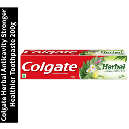 Herbal Colgate Anticavity Stronger Healthier Toothpaste 200g